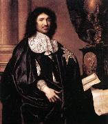LEFEBVRE, Claude Portrait of Jean-Baptiste Colbert sg oil on canvas